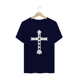 Nome do produto CAMISA PLUS SIZE JESUS COM SETAS ( varias cores )