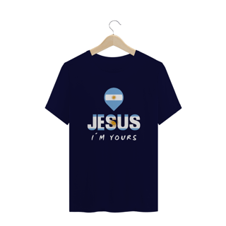 Nome do produto CAMISA PLUS SIZE JESUS I`M YOURS ARGENTINA ( varias cores )