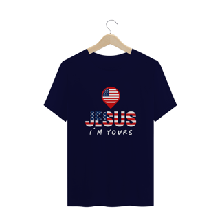 Nome do produto CAMISA PLUS SIZE JESUS I`M YOURS ESTADOS UNIDOS ( varias cores )