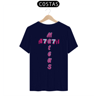 Nome do produto CAMISA QUALITY MATEUS 7.7 CRUZ ROXA ( COSTAS - varias cores )