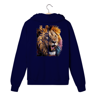 Nome do produto MOLETOM PRIME COM ZIPPER  LEÃO JESUS ( varias cores )
