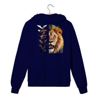 Nome do produto MOLETOM PRIME COM ZIPPER LEÃO YESHUA ( varias cores )