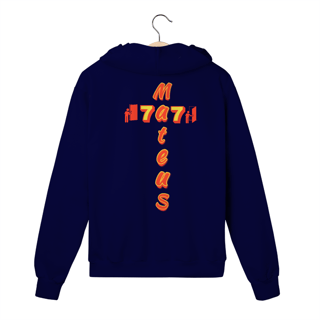 Nome do produto MOLETOM PRIME COM ZIPPER MATEUS 7.7 ESTAMPA LARANJA ( varias cores )
