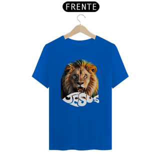 Nome do produto CAMISA COM LEÃO ESCRITA JESUS ( varias cores )