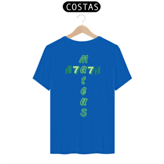Nome do produto CAMISA QUALITY MATEUS 7.7 CRUZ VERDE ( COSTAS - varias cores )