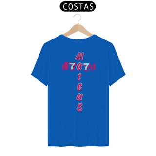 Nome do produto CAMISA QUALITY MATEUS 7.7 CRUZ ROXA ( COSTAS - varias cores )