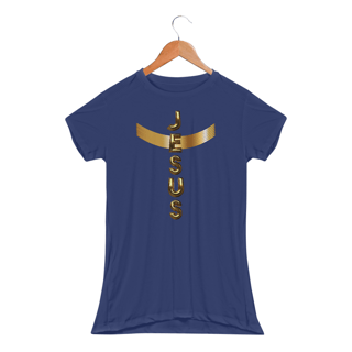 Nome do produto BABY LONG SPORT DRY UV DOURADA JESUS EM CRUZ ( varias cores )