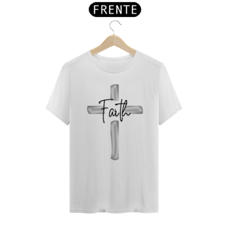 Nome do produto Camisa Quality Faith em cruz prata ( varias cores )