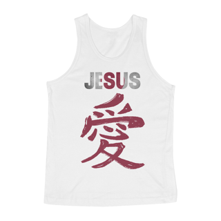 Nome do produto REGATA JESUS EM JAPONES ( varias cores )