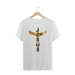 Nome do produto PLUS SIZE DOURADA JESUS EM CRUZ ( varias cores )