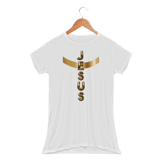 Nome do produto BABY LONG SPORT DRY UV DOURADA JESUS EM CRUZ ( varias cores )