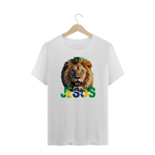 Nome do produto CAMISA PLUS SIZE LEÃO COM BRASIL ( varias cores )