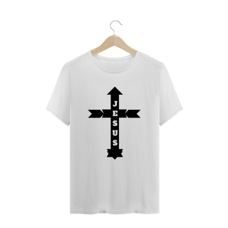 Nome do produto CAMISA PLUS SIZE JESUS COM SETAS ( varias cores )
