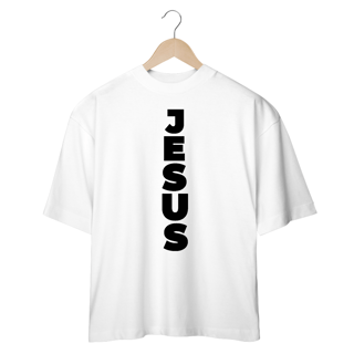 Nome do produto OVER SIZE JESUS NA VERTICAL PRETA ( varias cores )