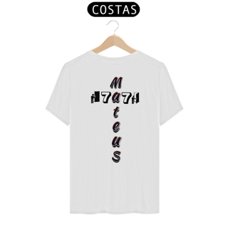 Nome do produto CAMISA QUALITY MATEUS 7.7 CRUZ PRETA ( COSTAS - varias cores )