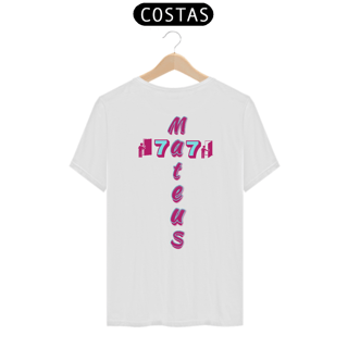 Nome do produto CAMISA QUALITY MATEUS 7.7 CRUZ ROXA ( COSTAS - varias cores )