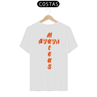 Nome do produto CAMISA QUALITY MATEUS 7.7 CRUZ LARANJA ( COSTAS - varias cores )