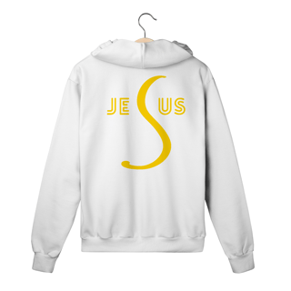 Nome do produto MOLETOM COM ZIPPER SUPER JESUS 02 ( varias cores )
