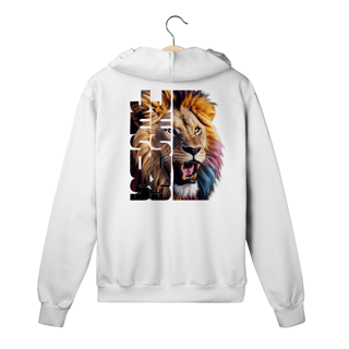Nome do produto MOLETOM PRIME COM ZIPPER  LEÃO JESUS ( varias cores )