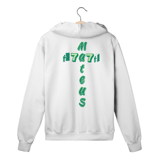 Nome do produto MOLETOM PRIME COM ZIPPER MATEUS 7.7 ESTAMPA VERDE ( varias cores )
