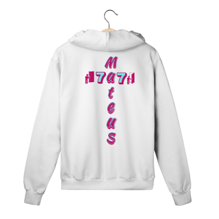 Nome do produto MOLETOM PRIME COM ZIPPER MATEUS 7.7 ESTAMPA ROXO ( varias cores )