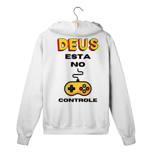 Nome do produto MOLETOM PRIME COM ZIPPER DEUS ESTA NO CONTROLE 02 ( varias cores )