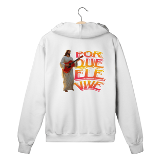Nome do produto MOLETOM PRIME COM ZIPPER JESUS E VIOLÃO PORQUE ELE VIVE ( varias cores )