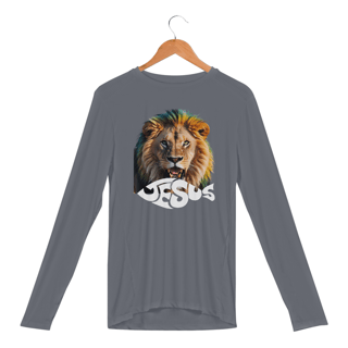 Nome do produto CAMISA MANGA LONGA SPORT DRY UV LEÃO JESUS ( varias cores )