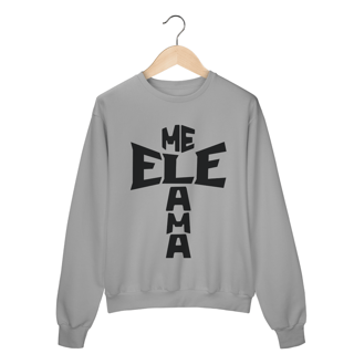Nome do produto MOLETOM FECHADO ELE ME AMA PRETO ( varias cores )