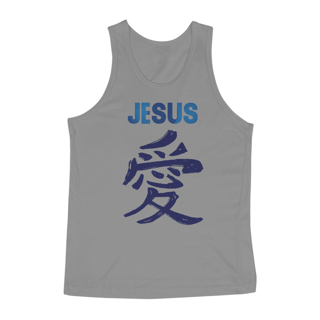 Nome do produto REGATA JESUS EM JAPONES AZUL ( varias cores )
