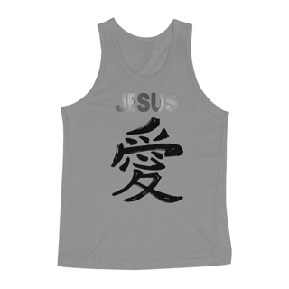 Nome do produto REGATA JESUS EM JAPONES PRETA   ( varias cores )