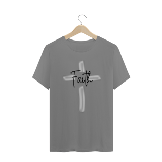 Nome do produto CAMISA PLUS SIZE FAITH CRUZ PRATA ( varias cores )