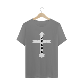 Nome do produto CAMISA PLUS SIZE JESUS COM SETAS ( varias cores )