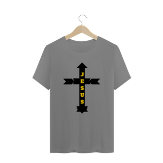 Nome do produto CAMISA PLUS SIZE JESUS COM SETAS ( varias cores )