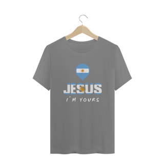 Nome do produto CAMISA PLUS SIZE JESUS I`M YOURS ARGENTINA ( varias cores )
