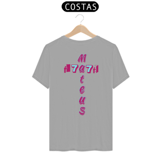 Nome do produto CAMISA QUALITY MATEUS 7.7 CRUZ ROXA ( COSTAS - varias cores )
