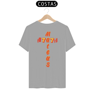 Nome do produto CAMISA QUALITY MATEUS 7.7 CRUZ LARANJA ( COSTAS - varias cores )