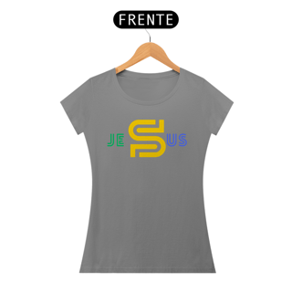 Nome do produto BABY LONG QUALITY JESUS ESTAMPA BRASIL ( varias cores )