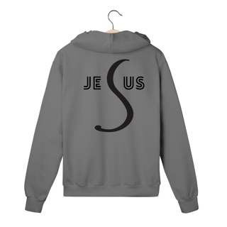 Nome do produto MOLETOM COM ZIPPER SUPER JESUS 01 ( varias cores )