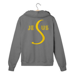 Nome do produto MOLETOM COM ZIPPER SUPER JESUS 02 ( varias cores )