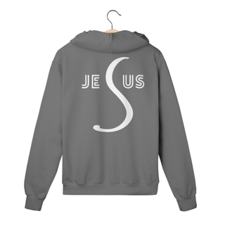 Nome do produto MOLETOM COM ZIPPER SUPER JESUS 03 ( varias cores )