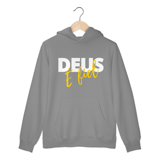 Nome do produto MOLETOM CANGURU DEUS É FIEL 02 ( varias cores )