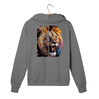 Nome do produto MOLETOM PRIME COM ZIPPER  LEÃO JESUS ( varias cores )