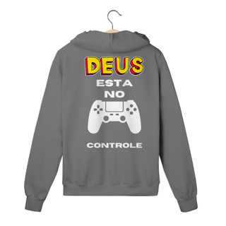 Nome do produto MOLETOM PRIME COM ZIPPER DEUS ESTA NO CONTROLE 01 ( varias cores )