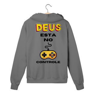 Nome do produto MOLETOM PRIME COM ZIPPER DEUS ESTA NO CONTROLE 02 ( varias cores )