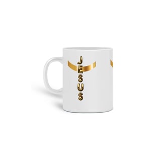Nome do produto CANECA DOURADA JESUS EM CRUZ