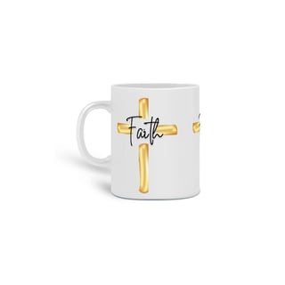Nome do produto CANECA FAITH DOURADA 