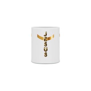 Nome do produto CANECA DOURADA JESUS EM CRUZ