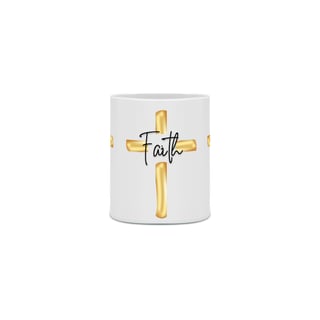 Nome do produto CANECA FAITH DOURADA 