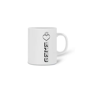Nome do produto CANECA COMUM KING COM CORAÇÃO